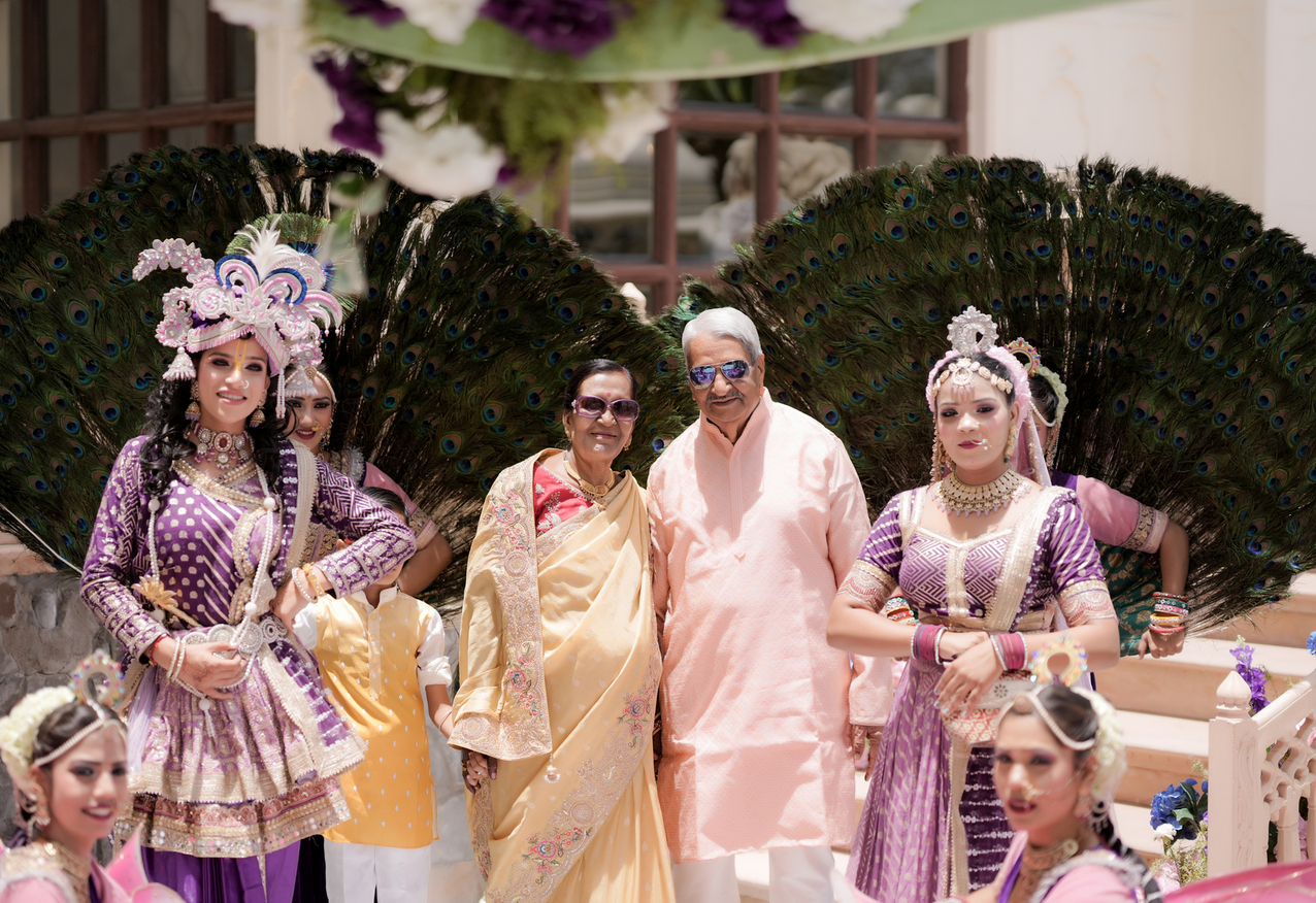 B.M. Sharma & Saroj Sharma wedding photography photograph in Jaipur, Rajasthan